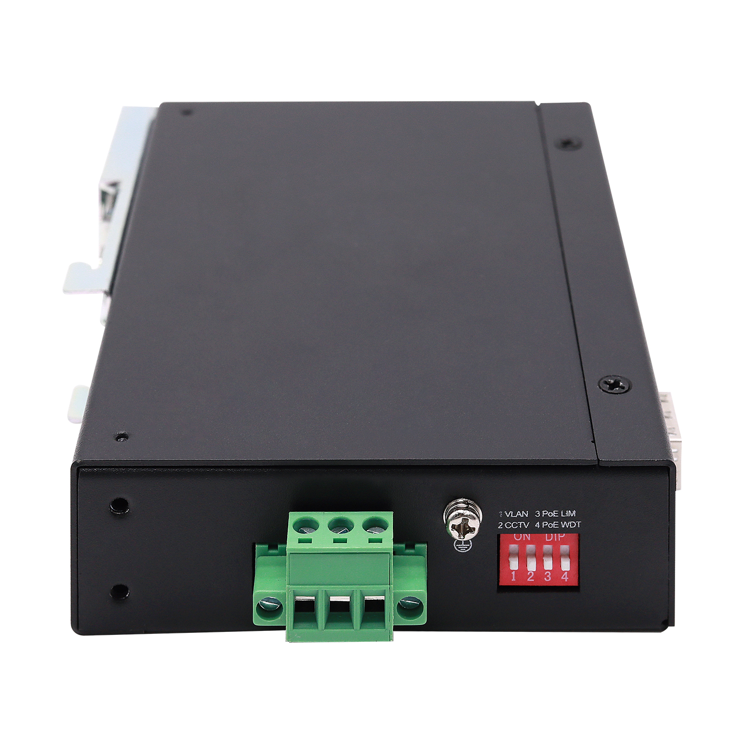 4口千兆POE光纖收發器