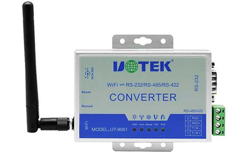 工業(yè)串口RS-232/485/422轉TCP/IP無線（WIFI）接口轉換器-UT-9061A 無線WIFI轉換器
