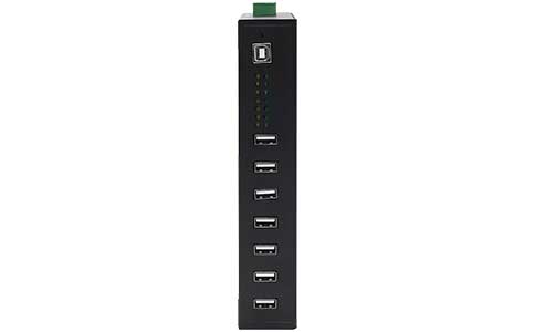 工業(yè)USB接口轉(zhuǎn)換器_UT-807 7口工業(yè)級USB HUB擴展器